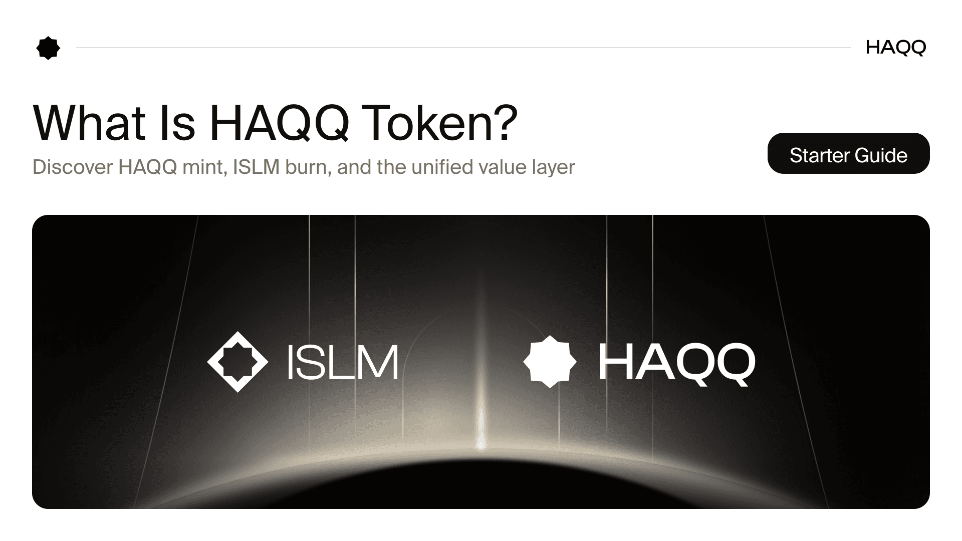 What Is HAQQ Token? A Simple Guide to Burn & Mint, ISLM, and the Unified Value Layer